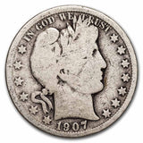 1907-O Barber Half Dollar - G