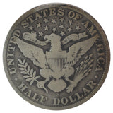 1908-S Barber Half Dollar VG