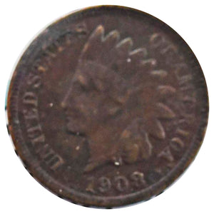 1908-S Indian Head Cent "Pitting" (VF)