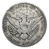 1908-D Barber Half Dollar - VG