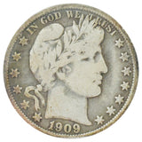 1909-O Barber Half Dollar VG