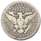 1909-O Barber Quarter - AG Details (Bent Rim)