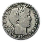 1910-S Barber Half Dollar - FIne