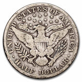 1910-S Barber Half Dollar - VG