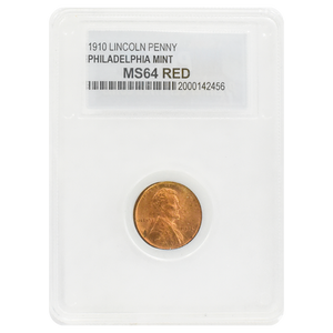 1910 Wheat Cent MS64 Red