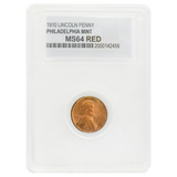 1910 Wheat Cent MS64 Red