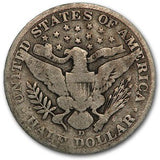 1911-D Barber Half Dollar - G