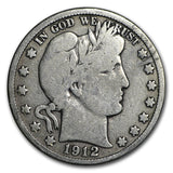 1912-D Barber Half Dollar - VG