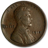 1912 Lincoln Wheat Cent - VF