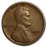 1912-S Lincoln Wheat Cent - XF