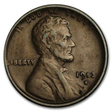 1913-S Lincoln Wheat Cent - XF