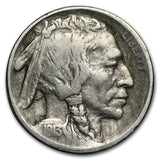 1913-S Type 2 Buffalo Nickel 5C - F/VF