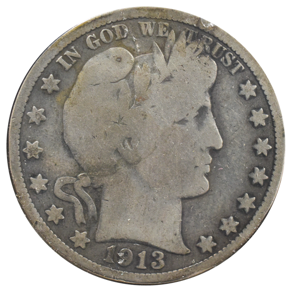 1913 Barber Half Dollar (G+)