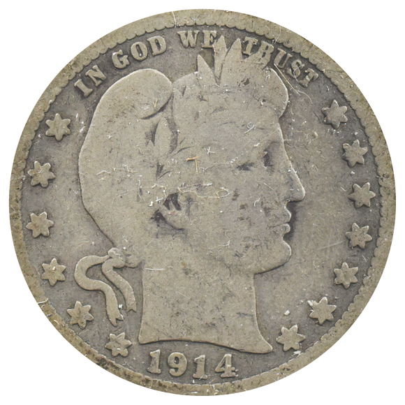 1914-S Barber Quarter (G)