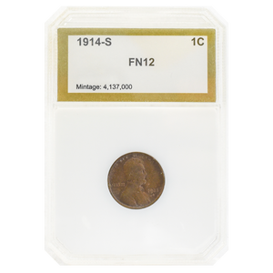 1914-S Wheat Cent FN12