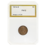 1914-S Wheat Cent FN12