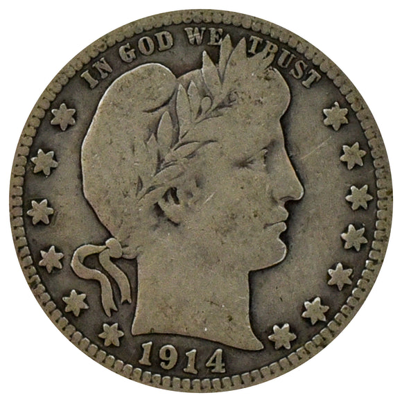 1914 Barber Quarter (F)