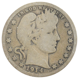 1914 Barber Quarter (G)