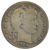 1914 Barber Quarter (VG)