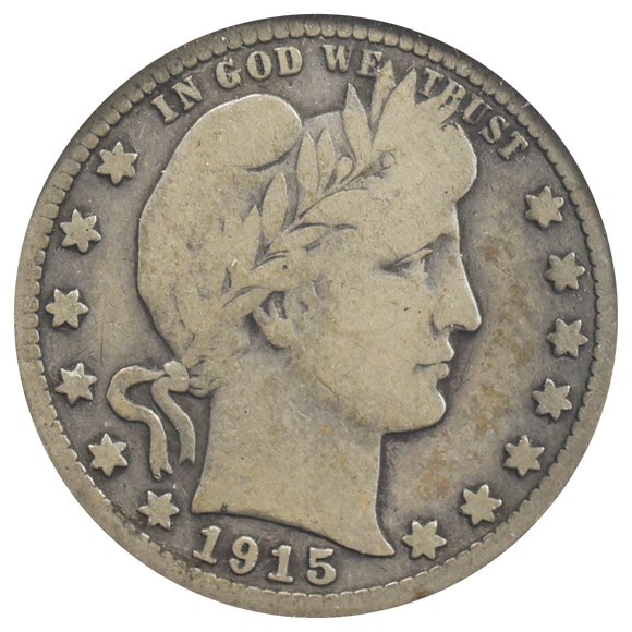 1915-D Barber Quarter (VG)