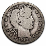 1915-D Barber Quarter - G