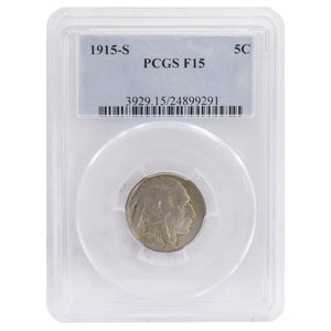 1915-S Buffalo Nickel F15 PCGS