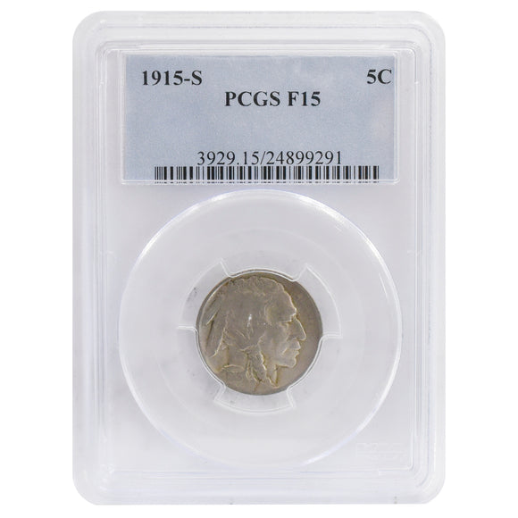 1915-S Buffalo Nickel F15 PCGS