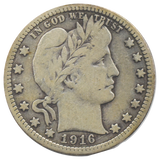1916-D Barber Quarter (Fine)