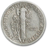 1916 Mercury Dime - VF