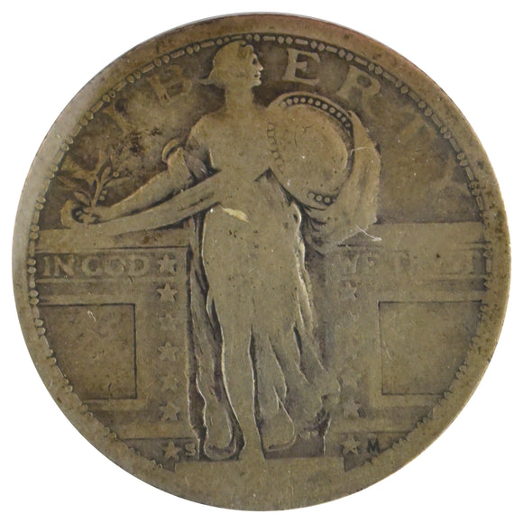 1917-S Type 1 Standing Liberty Quarter Good