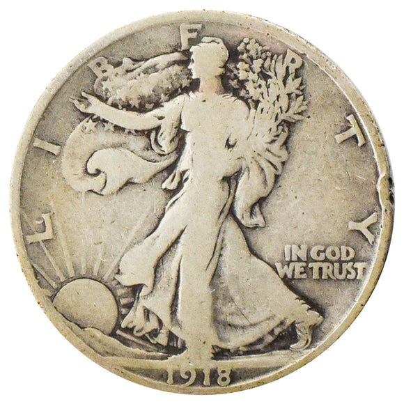 1918-D Walking Liberty Half Dollar Good