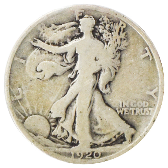 1920-D Walking Liberty Half Dollar, Good