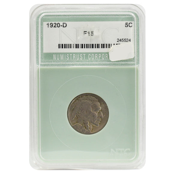 1920-D Buffalo Nickel F15