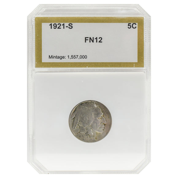 1921-S Buffalo Nickel F12