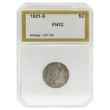 1921-S Buffalo Nickel F12