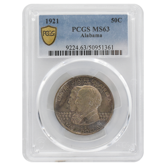 1921 Alabama Commemorative Half Dollar MS63 PCGS