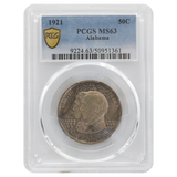 1921 Alabama Commemorative Half Dollar MS63 PCGS