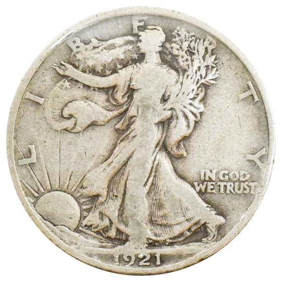 1921 Fine Walking Liberty Half Dollar