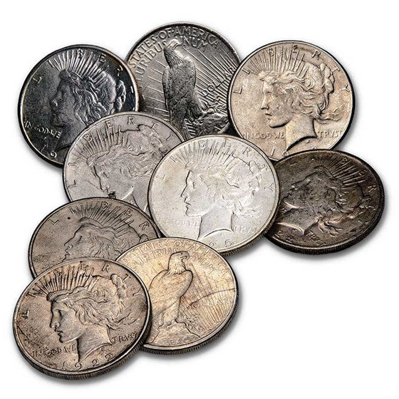 Common Date Peace Dollar- CULL Condition – CCI