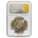 1922 Peace Dollar  MS62 NGC Music City Collection