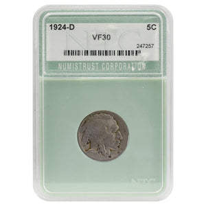 1924-D Buffalo Nickel VF30