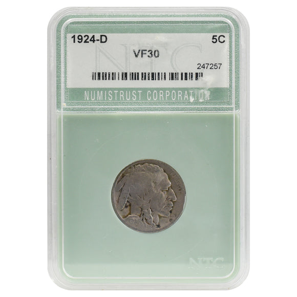 1924-D Buffalo Nickel VF30