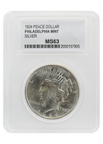 1924 MS63 PCC Peace Dollar