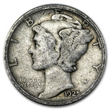 1925-D Mercury Dime - VG