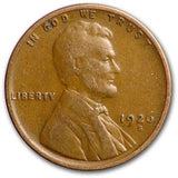 1926-S Lincoln Wheat Cent - F