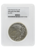 1926 MS63 PCC Peace Dollar