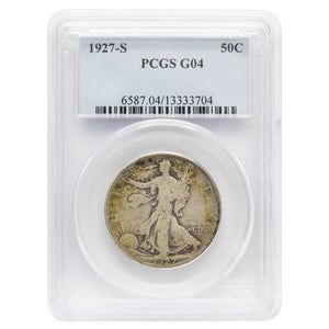 1927-S Walking Liberty Half Dollar G4 PCGS