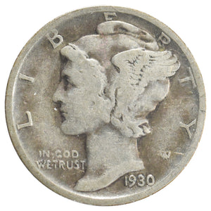 1930-S Mercury Dime (VG)