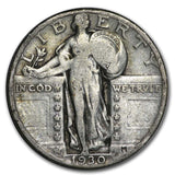 1930 Standing Liberty Quarter - F Details
