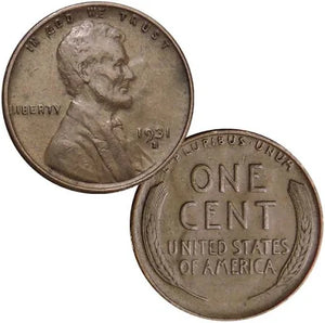 1931-S Wheat Cent (Fine)